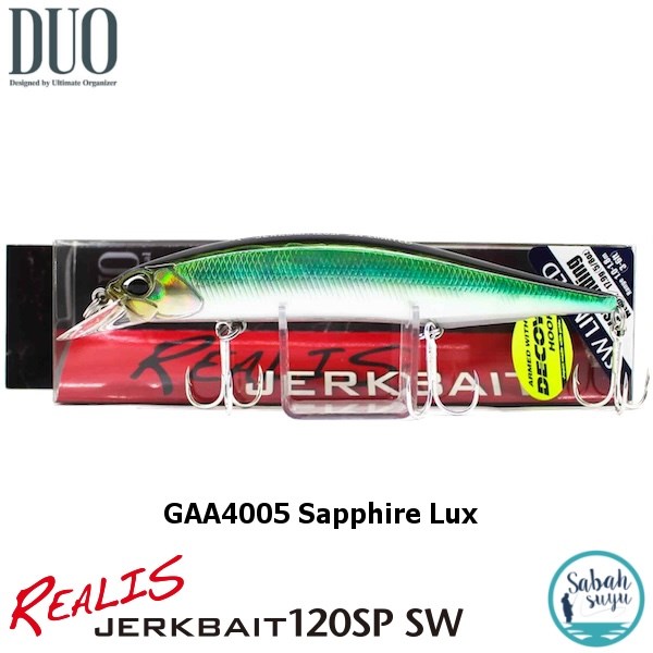 Duo Realis Jerkbait 120SP SW GAA4005 Sapphire Lux