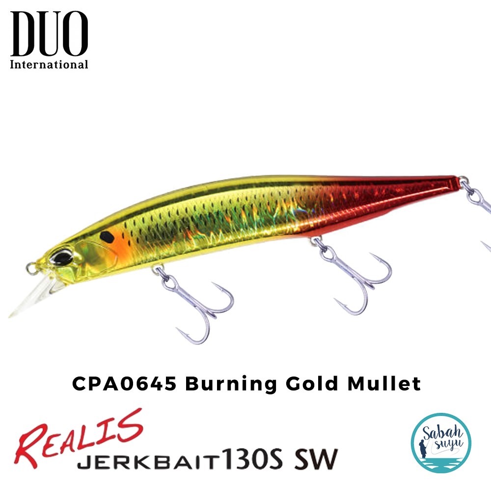 Duo Realis Jerkbait 130S SW CPA0645 Burning Gold Mullet