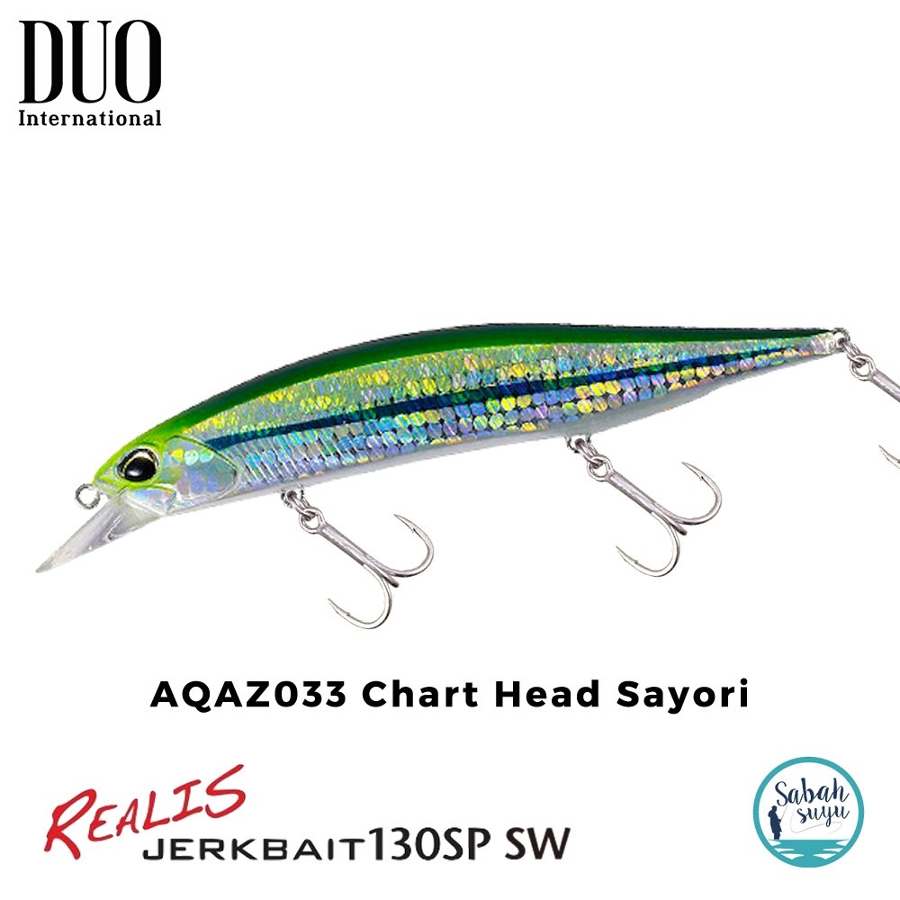 Duo Realis Jerkbait 130SP SW AQAZ033 Chart Head Sayori