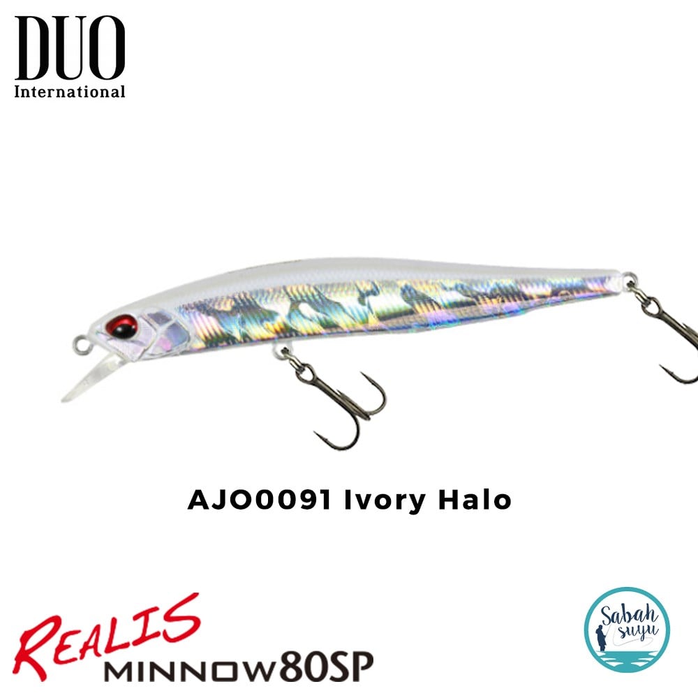 Duo Realis Minnow 80SP AJO0091 Ivory Halo