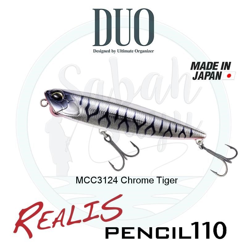 Duo Realis Pencil 110 MCC3124 Chrome Tiger Sahte Balık