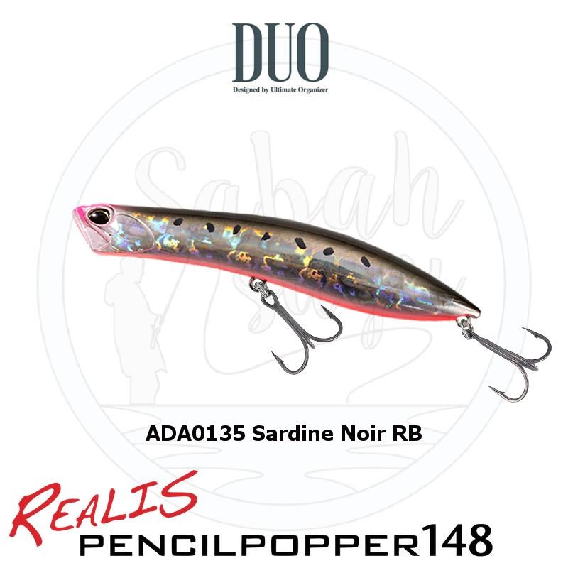 Duo Realis Pencil Popper 148 SW ADA0135 Sardine Noir RB