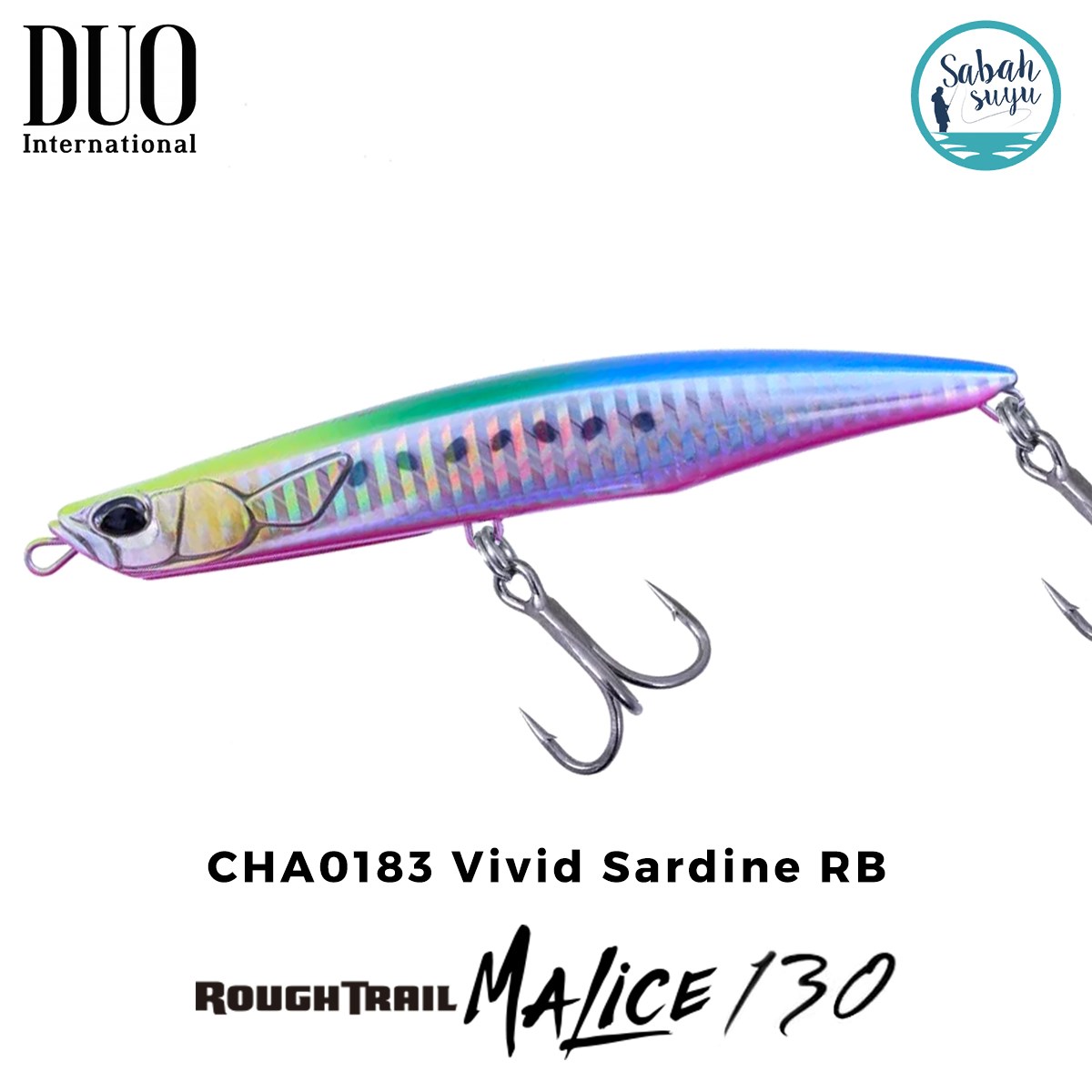 Duo Rough Trail Malice 130 CHA0183 Vivid Sardine RB Sahte Balık