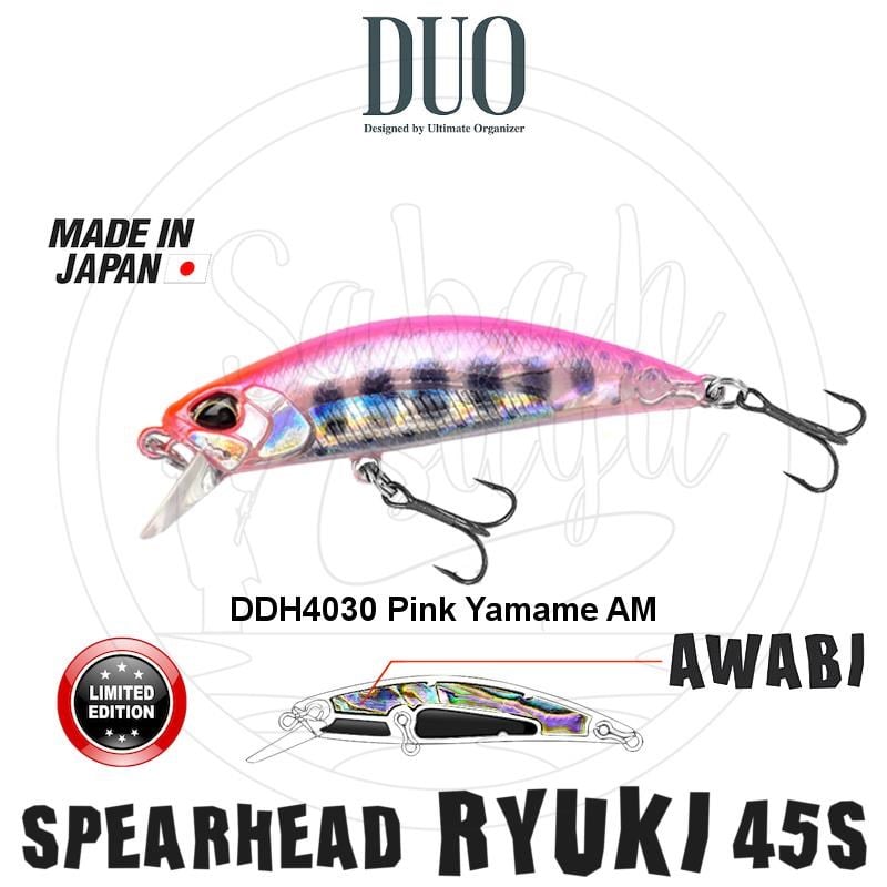 Duo Spearhead Ryuki 45S Awabi DDH4030 Pink Yamame AM