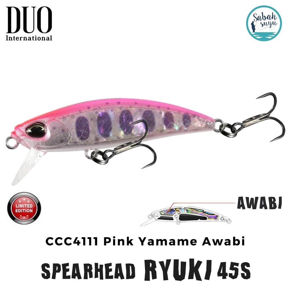 Duo Spearhead Ryuki 45S CCC4111 Pink Yamame Awabi