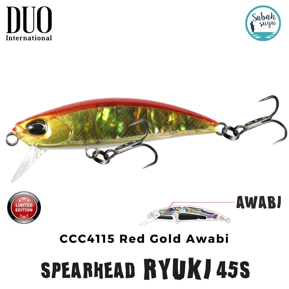 Duo Spearhead Ryuki 45S CCC4115 Red Gold Awabi