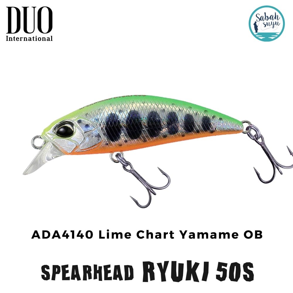 Duo Spearhead Ryuki 50S ADA4140 Lime Chart Yamame OB