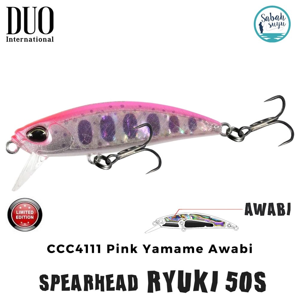 Duo Spearhead Ryuki 50S CCC4111 Pink Yamame Awabi