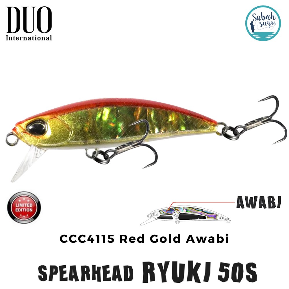 Duo Spearhead Ryuki 50S CCC4115 Red Gold Awabi