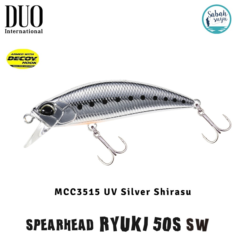 Duo Spearhead Ryuki 50S SW MCC3515 UV Silver Shirasu