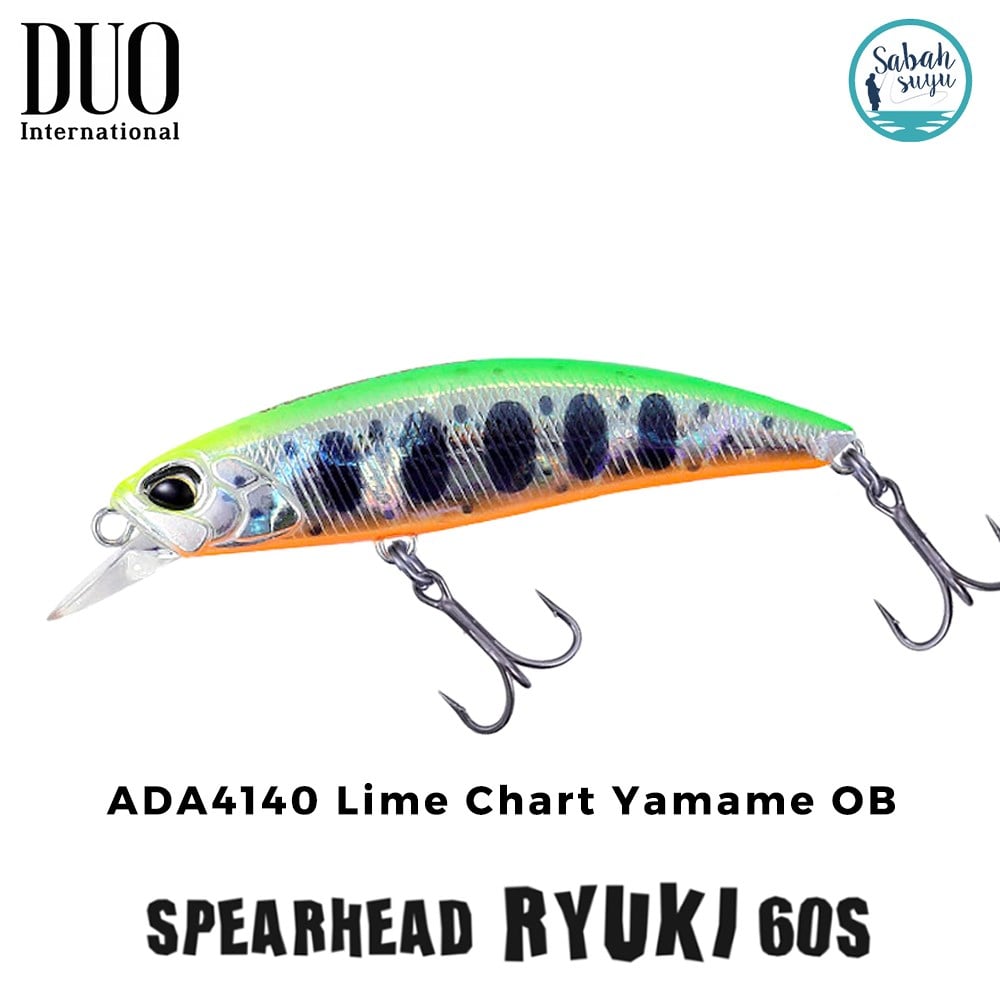 Duo Spearhead Ryuki 60S ADA4140 Lime Chart Yamame OB