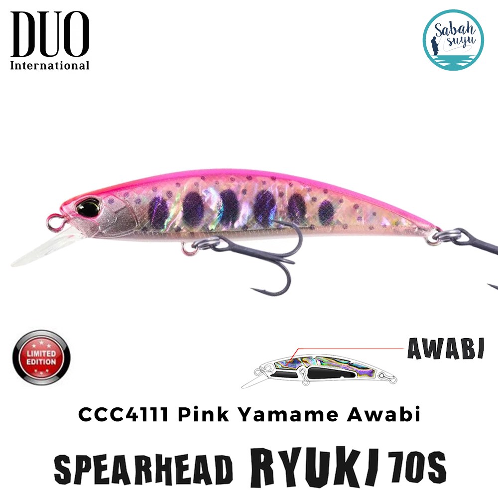 Duo Spearhead Ryuki 70S CCC4111 Pink Yamame Awabi