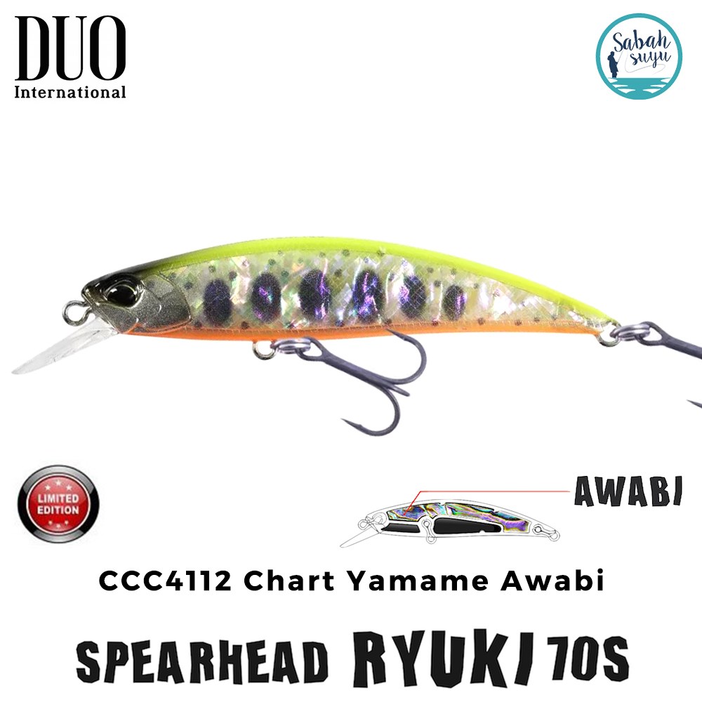 Duo Spearhead Ryuki 70S CCC4112 Chart Yamame Awabi