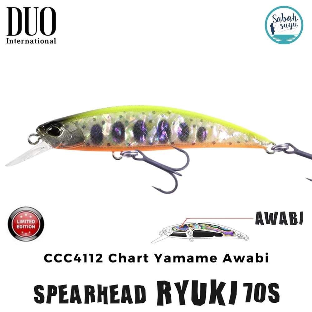 Duo Spearhead Ryuki 70S CCC4112 Chart Yamame Awabi