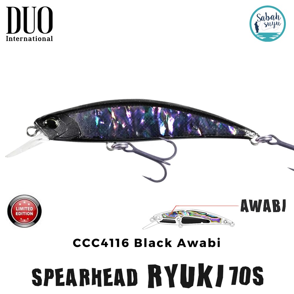 Duo Spearhead Ryuki 70S CCC4116 Black Awabi