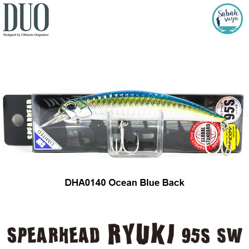 Duo Spearhead Ryuki 95S SW DHA0140 Ocean Blue Back