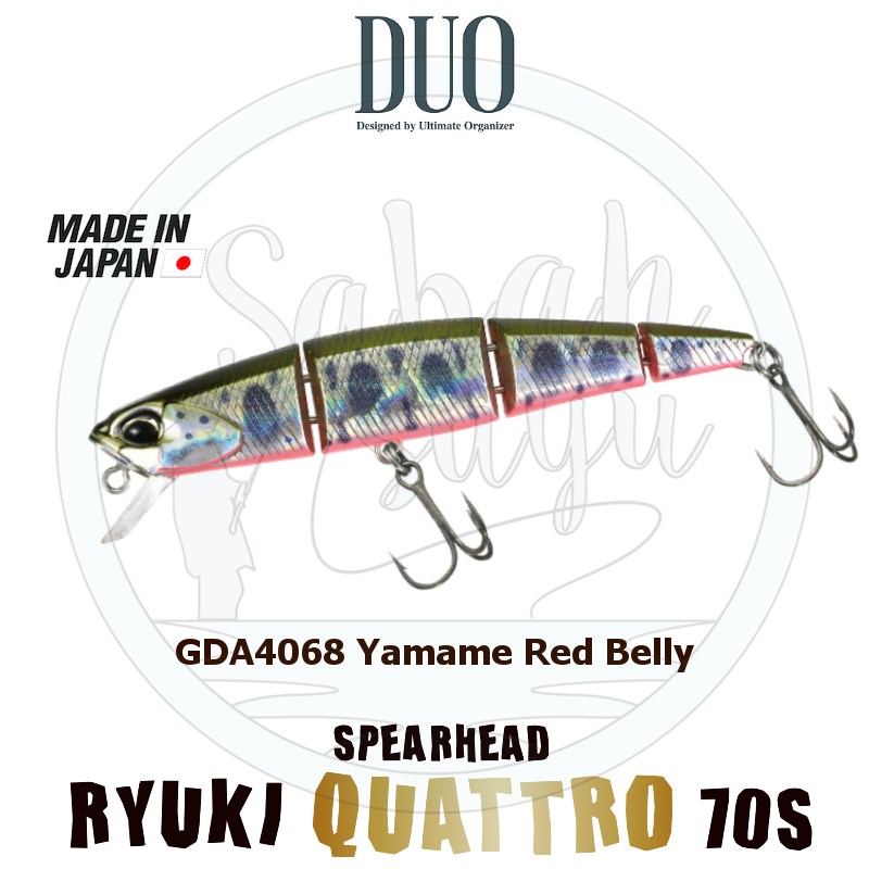 Duo Spearhead Ryuki Quattro 70S GDA4068 Yamame Red Belly