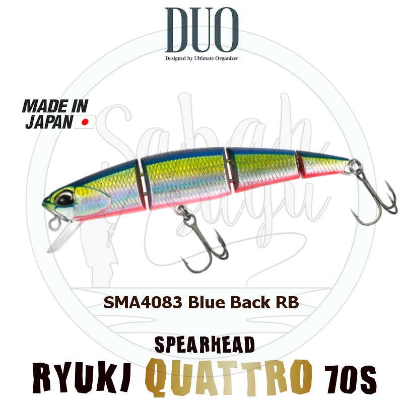 Duo Spearhead Ryuki Quattro 70S SMA4083 Blue Back RB