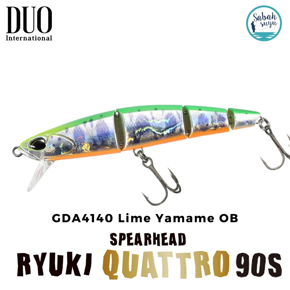 Duo Spearhead Ryuki Quattro 90S GDA4140 Lime Yamame OB