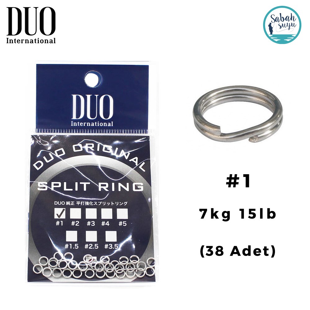 Duo Split Ring Halka #1 7kg 15lb (38 Adet)