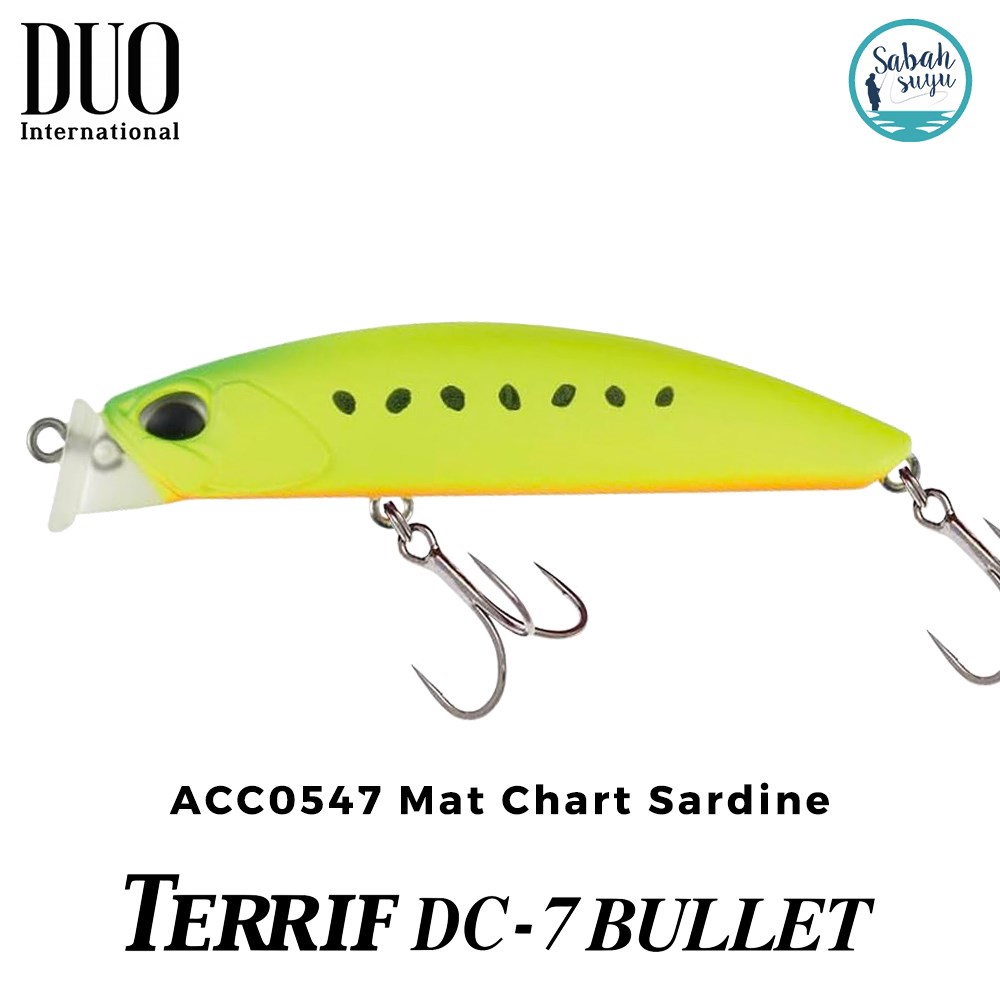 Duo Terrif DC-7 BULLET ACC0547 Mat Chart Sardine