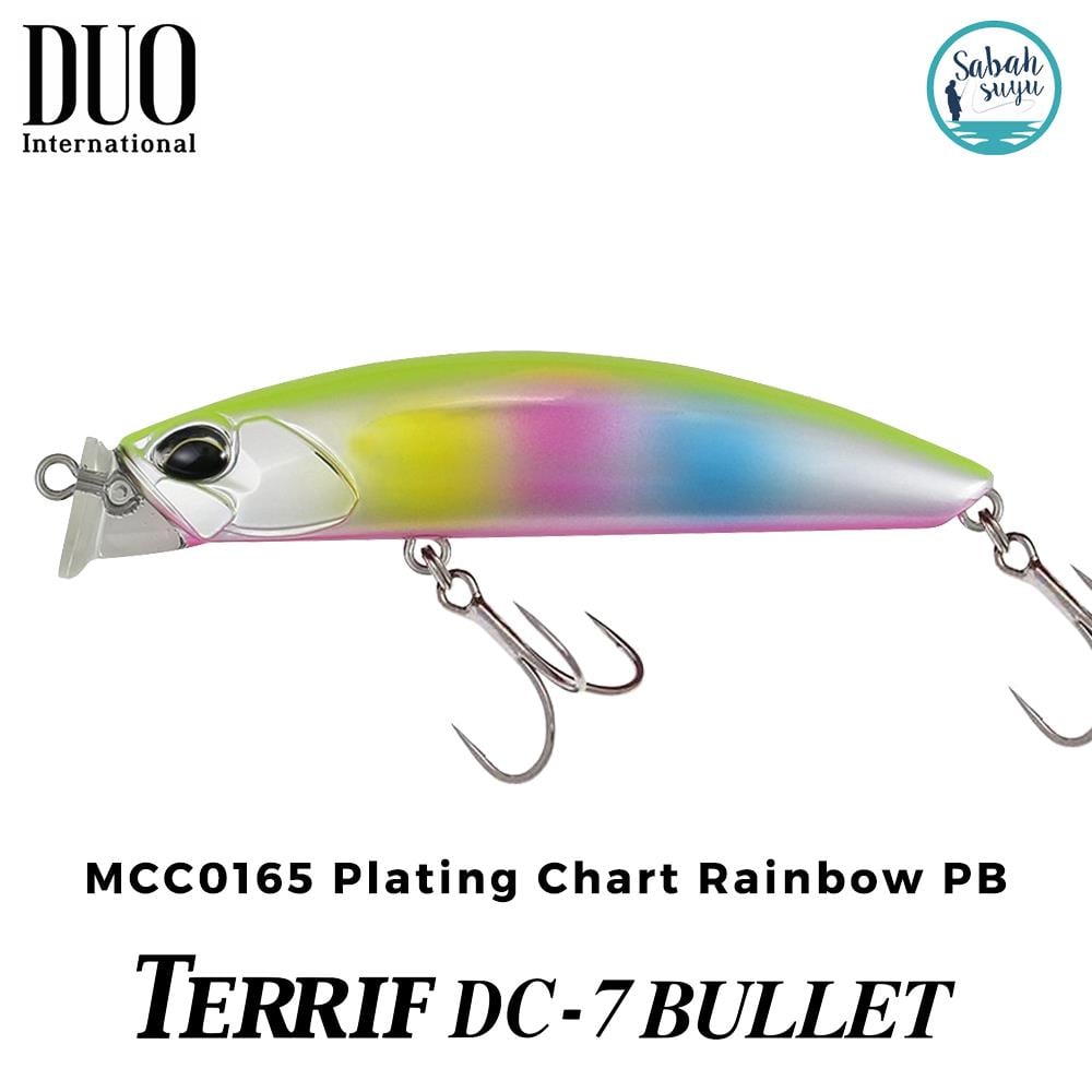 Duo Terrif DC-7 BULLET MCC0165 Plating Chart Rainbow PB