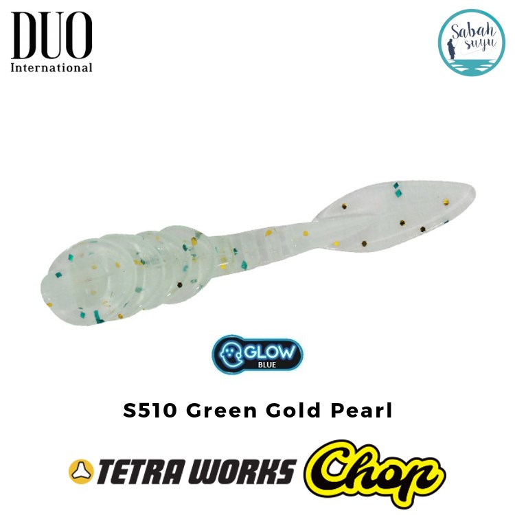 Duo Tetra Works Chop LRF Silikon 35mm. S510 Green Gold Pearl