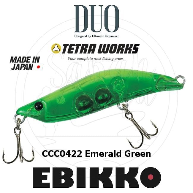 Duo Tetra Works Ebikko CCC0422 (TC22) Emerald Green Chart