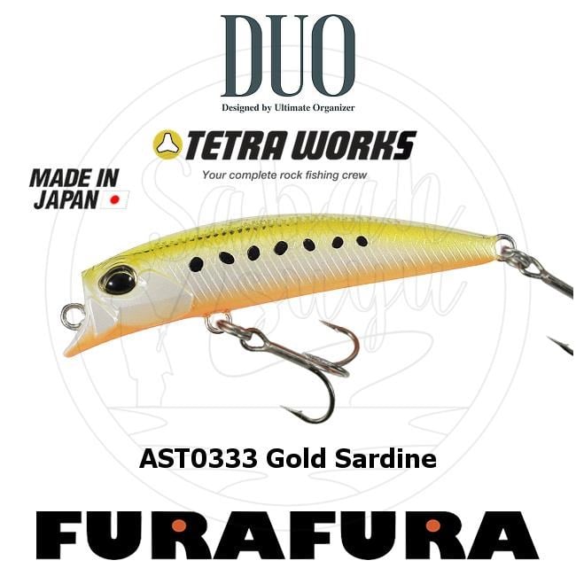 Duo Tetra Works Furafura AST0333 Gold Sardine