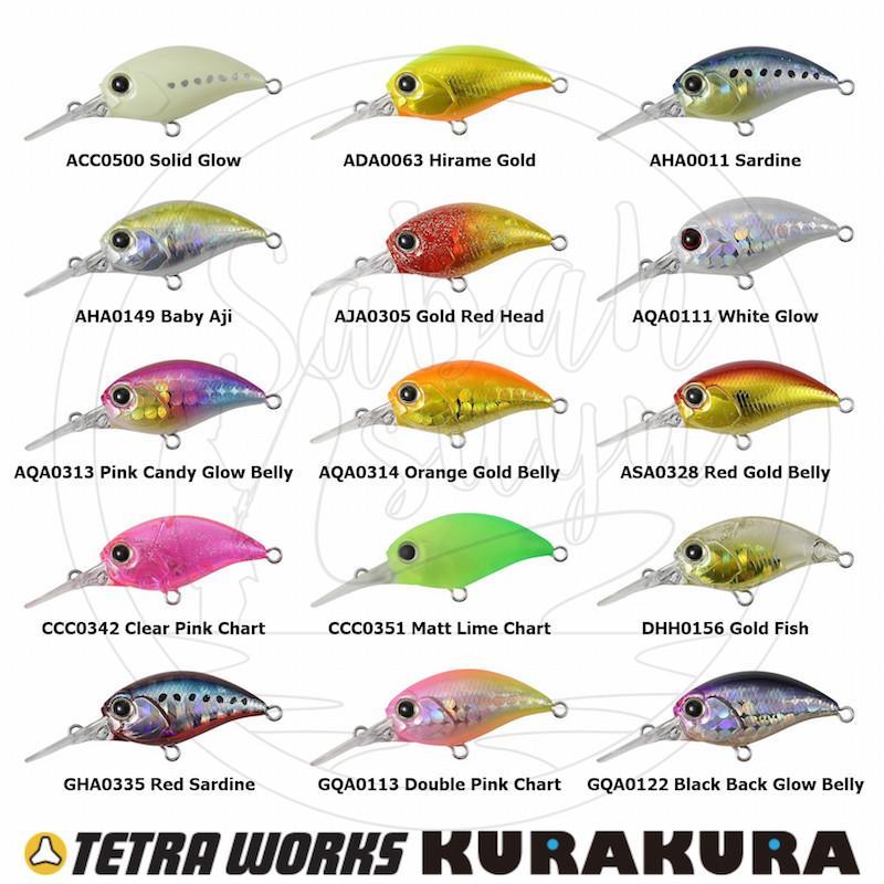 Leurre Flottant Duo Tetra Works Kura Mini Crank 30mm - Coloris ASA0328 (Neuf)