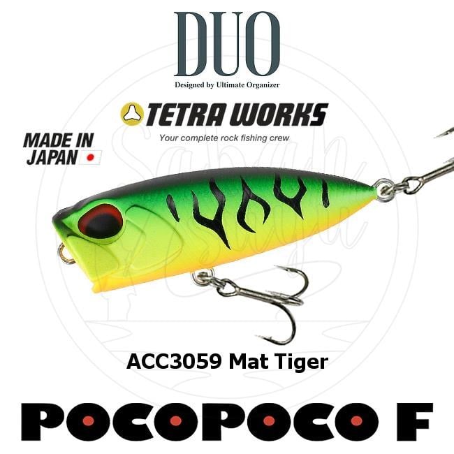 Duo Tetra Works Pocopoco 40F ACC3059 Mat Tiger Sahte Balık