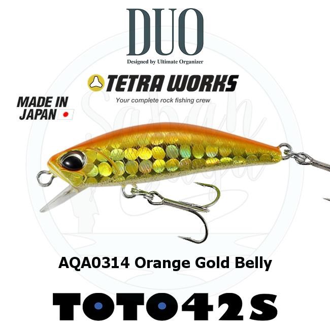 Duo Tetra Works Toto 42 AQA0314 Orange Gold Belly