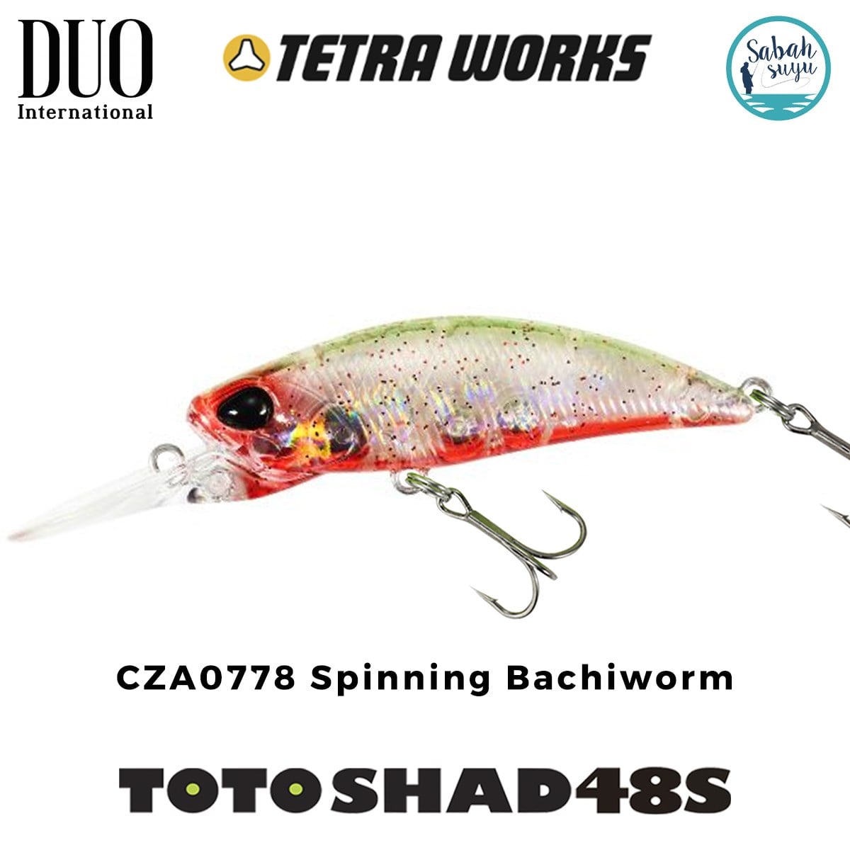 Duo Tetra Works Toto Shad 48S CZA0778 Spinning Bachiworm