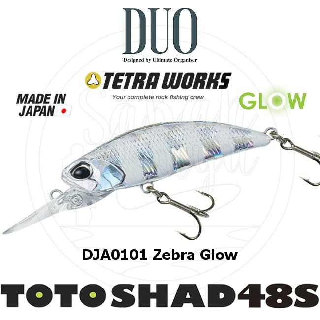 Duo Tetra Works Toto Shad 48S DJA0101 Zebra Glow