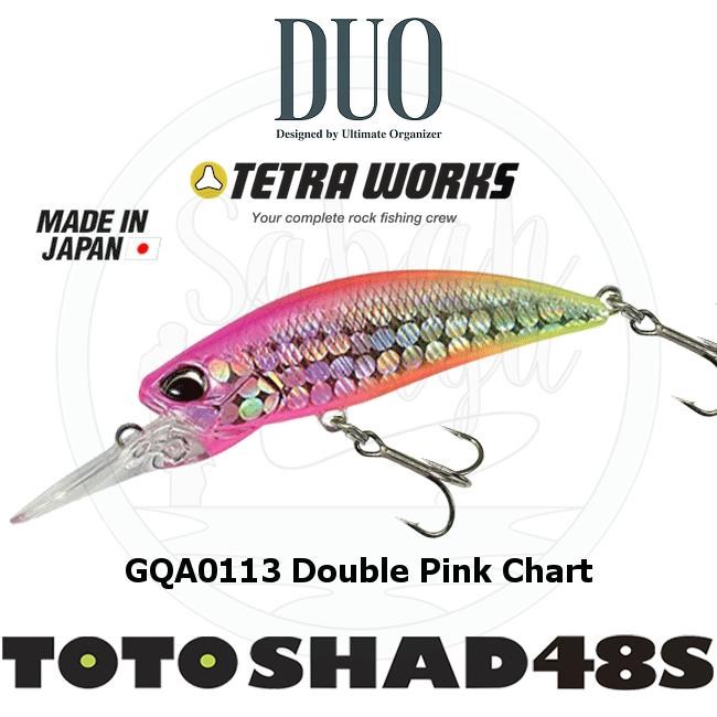 Duo Tetra Works Toto Shad 48S GQA0113 Double Pink Chart