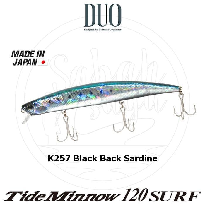 Duo Tide Minnow 120 SURF K257 Black Back Sardine