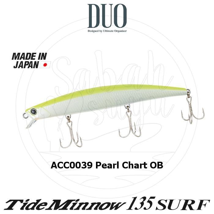 Duo Tide Minnow 135 SURF ACC0039 Pearl Chart  OB