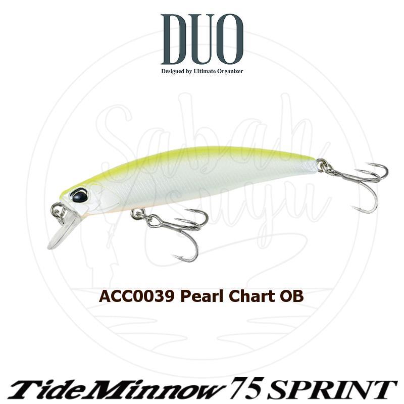 Duo Tide Minnow 75 Sprint ACC0039 Pearl Chart OB