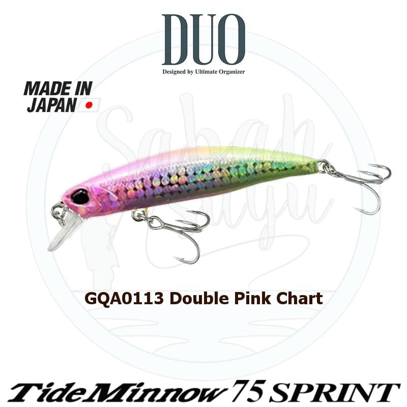 Duo Tide Minnow 75 Sprint GQA0113 Double Pink Chart