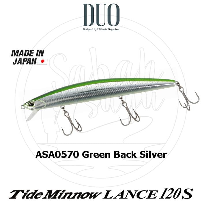 Duo Tide Minnow Lance 120S ASA0570 Green Back Silver