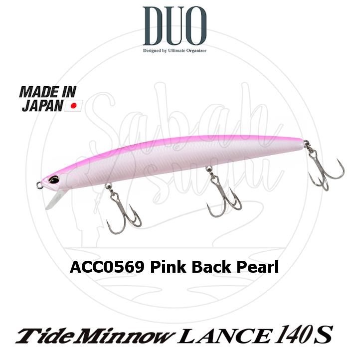 Duo Tide Minnow Lance 140S ACC0569 Pink Back Pearl