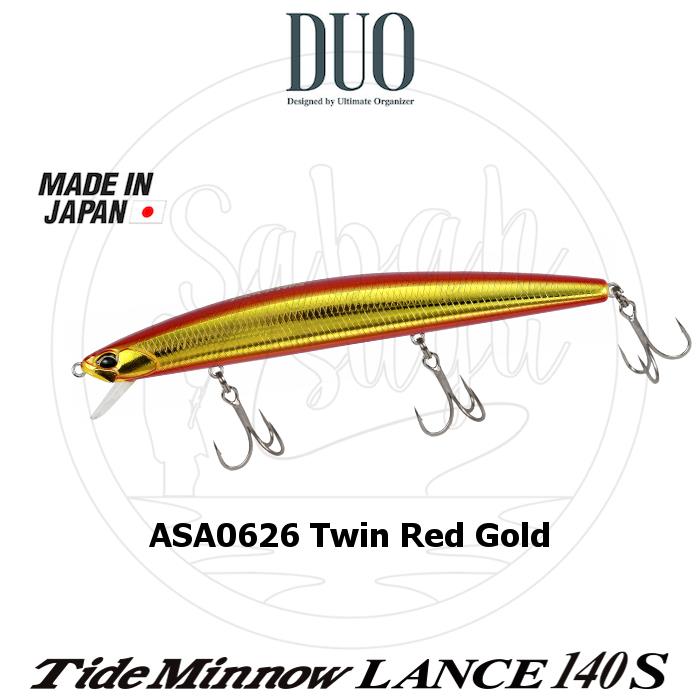 Duo Tide Minnow Lance 140S ASA0626 Twin Red Gold