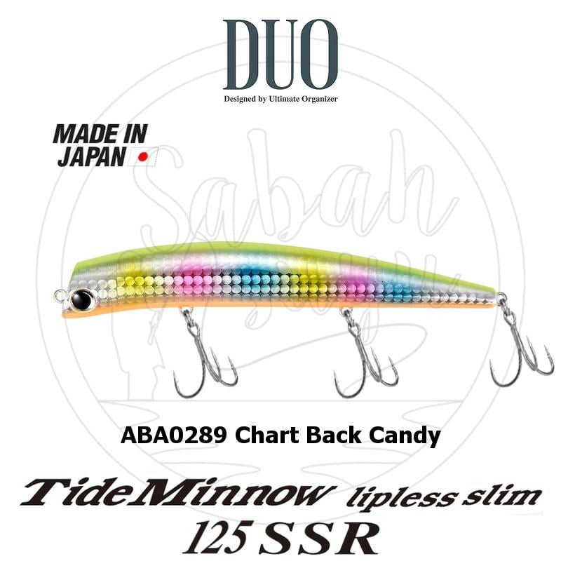 Duo Tide Minnow Lipless Slim 125 SSR ABA0289 Chart Back Candy