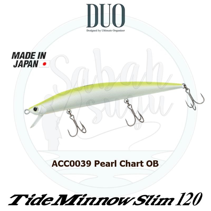 Duo Tide Minnow Slim 120 ACC0039 Pearl Chart OB