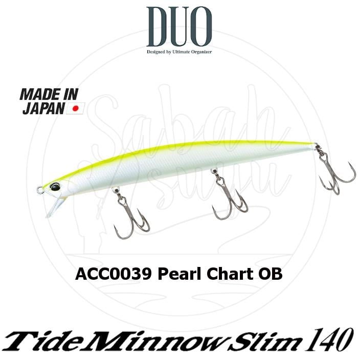 Duo Tide Minnow Slim 140 ACC0039 Pearl Chart OB