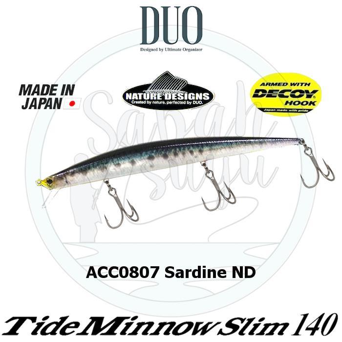Duo Tide Minnow Slim 140 ACC0807 Sardine ND Sahte Balık