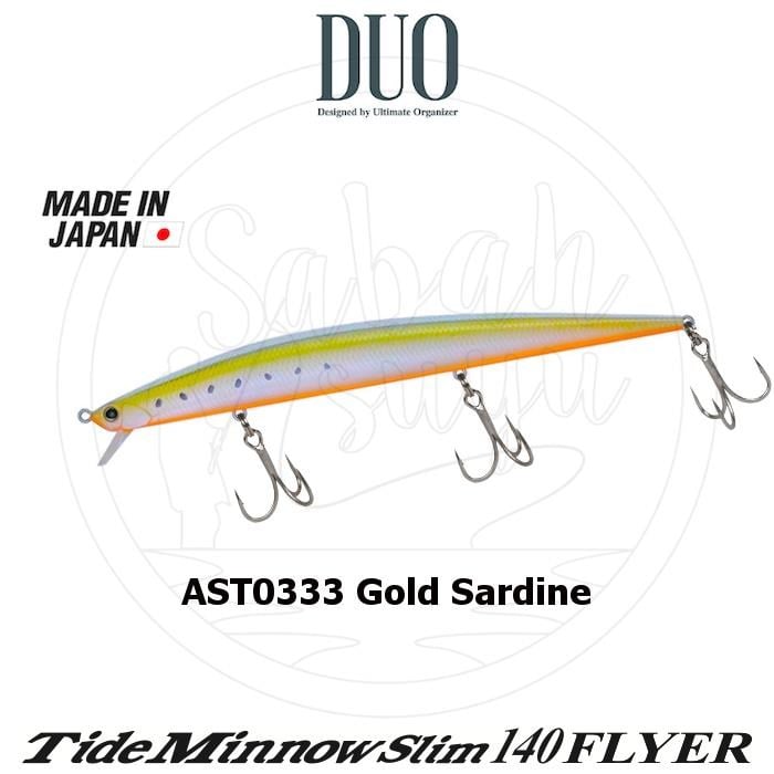 Duo Tide Minnow Slim 140 FLYER AST0333 Gold Sardine