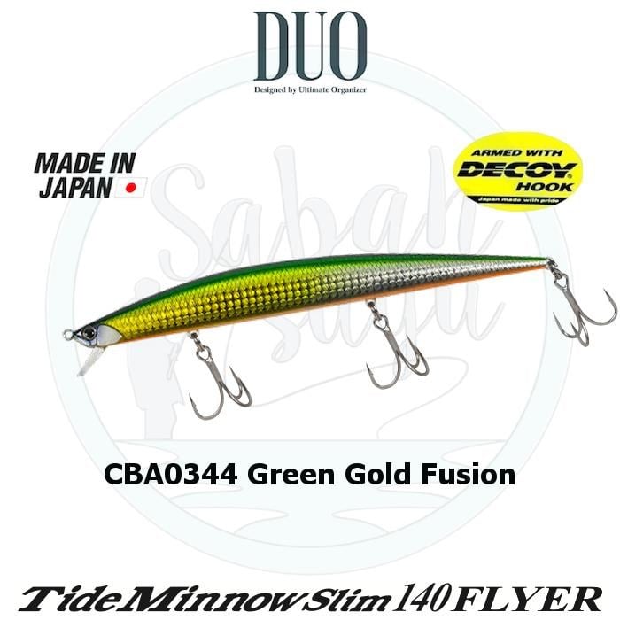 Duo Tide Minnow Slim 140 FLYER CBA0344 Green Gold Fusion