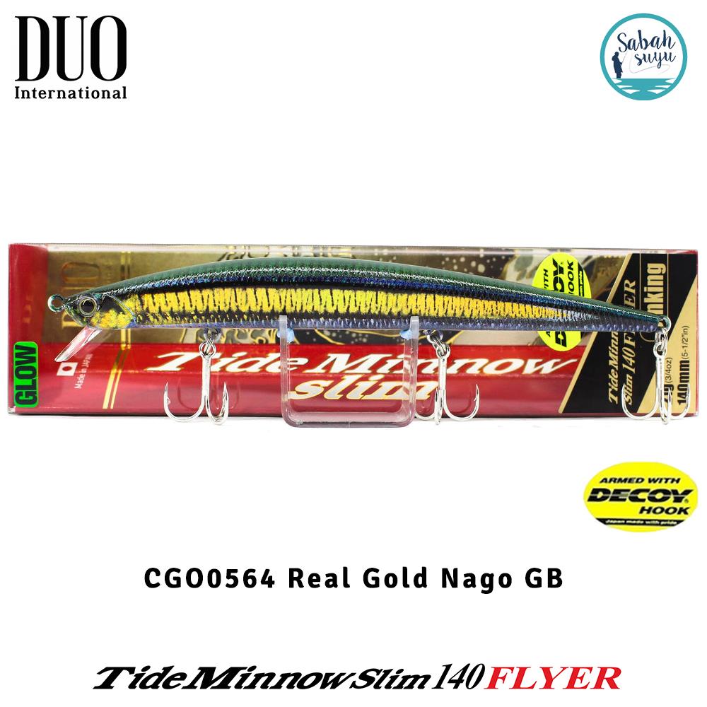 Duo Tide Minnow Slim 140 FLYER CGO0564 Real Gold Nago GB