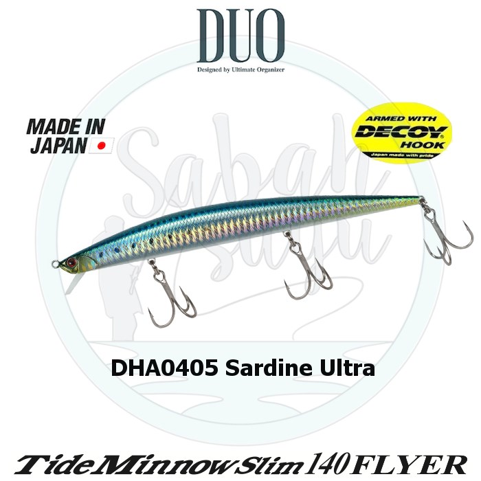 Duo Tide Minnow Slim 140 FLYER DHA0405 Sardine Ultra